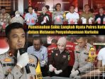 Sejumlah petugas kepolisian Polres Kotim dan instansi terkait sedang melaksanakan pemusnahan barang bukti narkotika jenis sabu seberat 356,44 gram dengan cara dilarutkan dalam air bercampur bahan kimia.