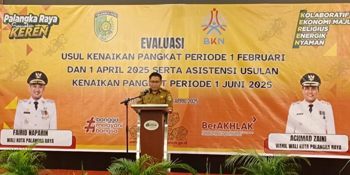 BKPSDM Palangka Raya Gelar Evaluasi dan Asistensi Usulan Kenaikan Pangkat ASN