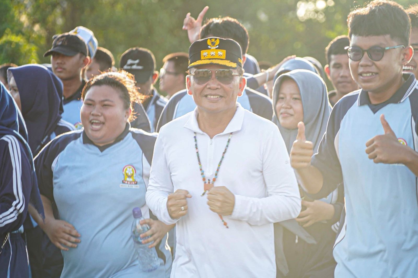 Gubernur Kalteng Ajak Pelajar Jalan Santai: Sehatkan Tubuh, Hindari Narkoba