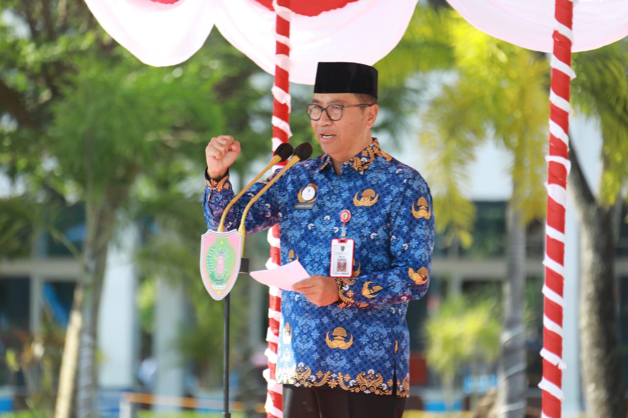 Upacara Hari Kesaktian Pancasila 2025 di Kalteng Berlangsung Khidmat, Disertai Pelepasan Kontingen Atlet